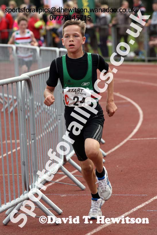 Boys under-13s, Northern Road Relays, Blackpool. Photo: David T. Hewitson/Sports for All Pics